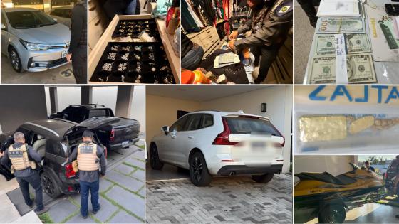 Advogados são alvo de operação que apreendeu Volvo, jetski, dólares e até imóveis.