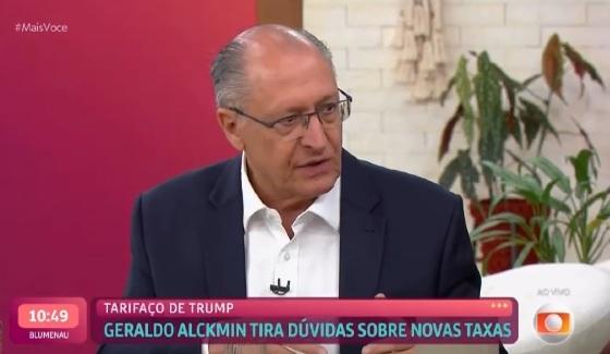 Tarifaço dos EUA: governo vai reagir, diz Alckmin na TV