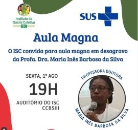 Após fala interrompida por Abilio, professora será homenageada