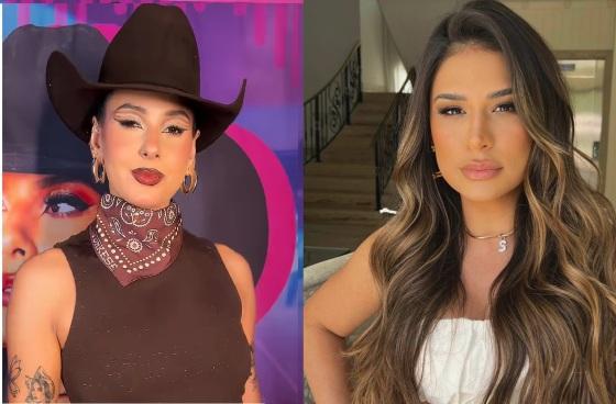 Simone Mendes (à direita)e Ana Castela custam quase R$ 2 milhões em evento de pesca em Cáceres 