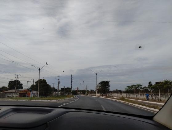 Céu de Várzea Grande nublado na manhã desta segunda-feira (04)