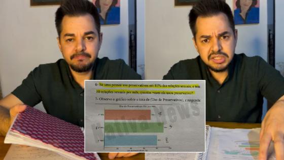 Pai denuncia exercício sobre uso de preservativo em prova para aluna do 5º ano em MT.