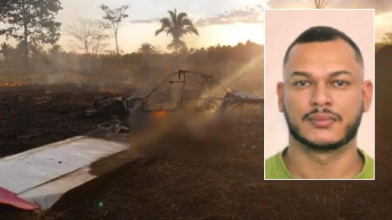 Piloto morre carbonizado após queda de ultraleve em MT.