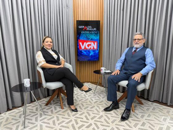 geraldo araújo; entrevista; gisa barros; vgnoticias; vgn