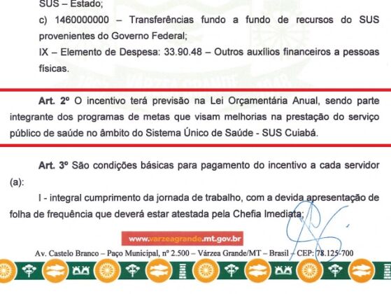 Prêmio Saúde de VG vem com marca de Cuiabá: 